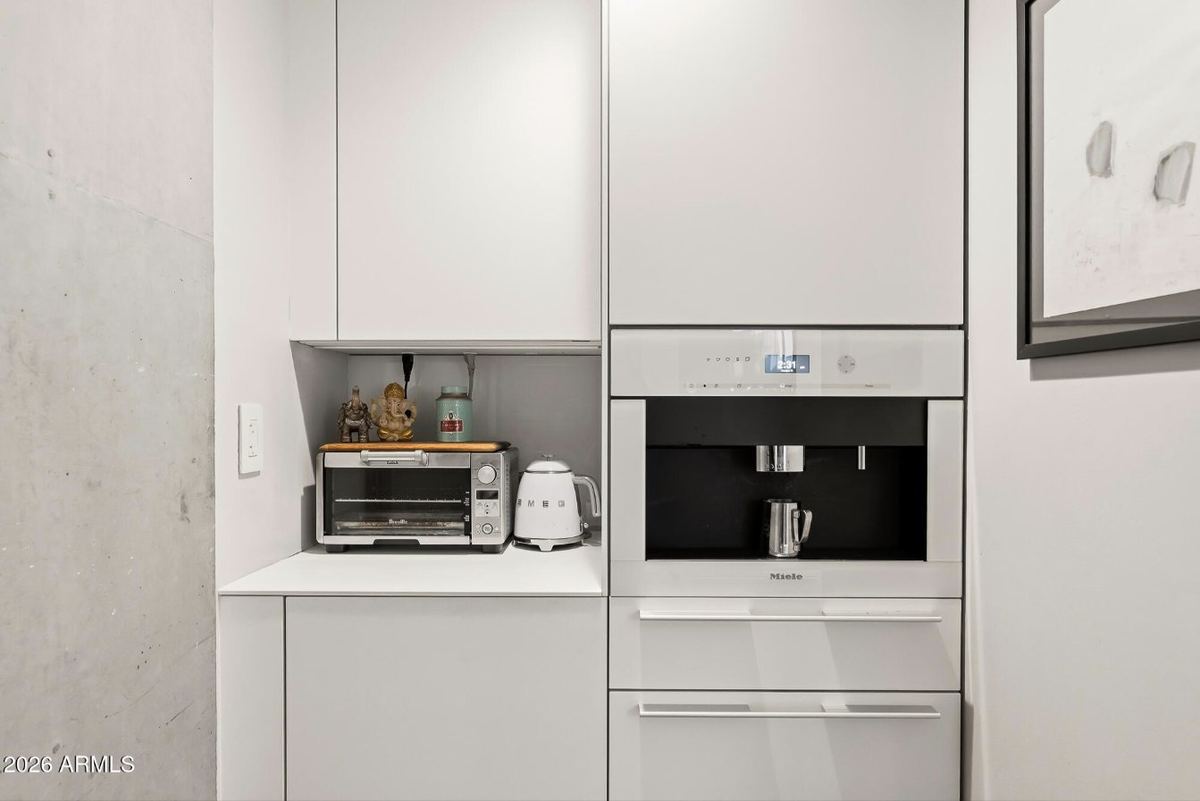 Miele coffee system & appliance garage